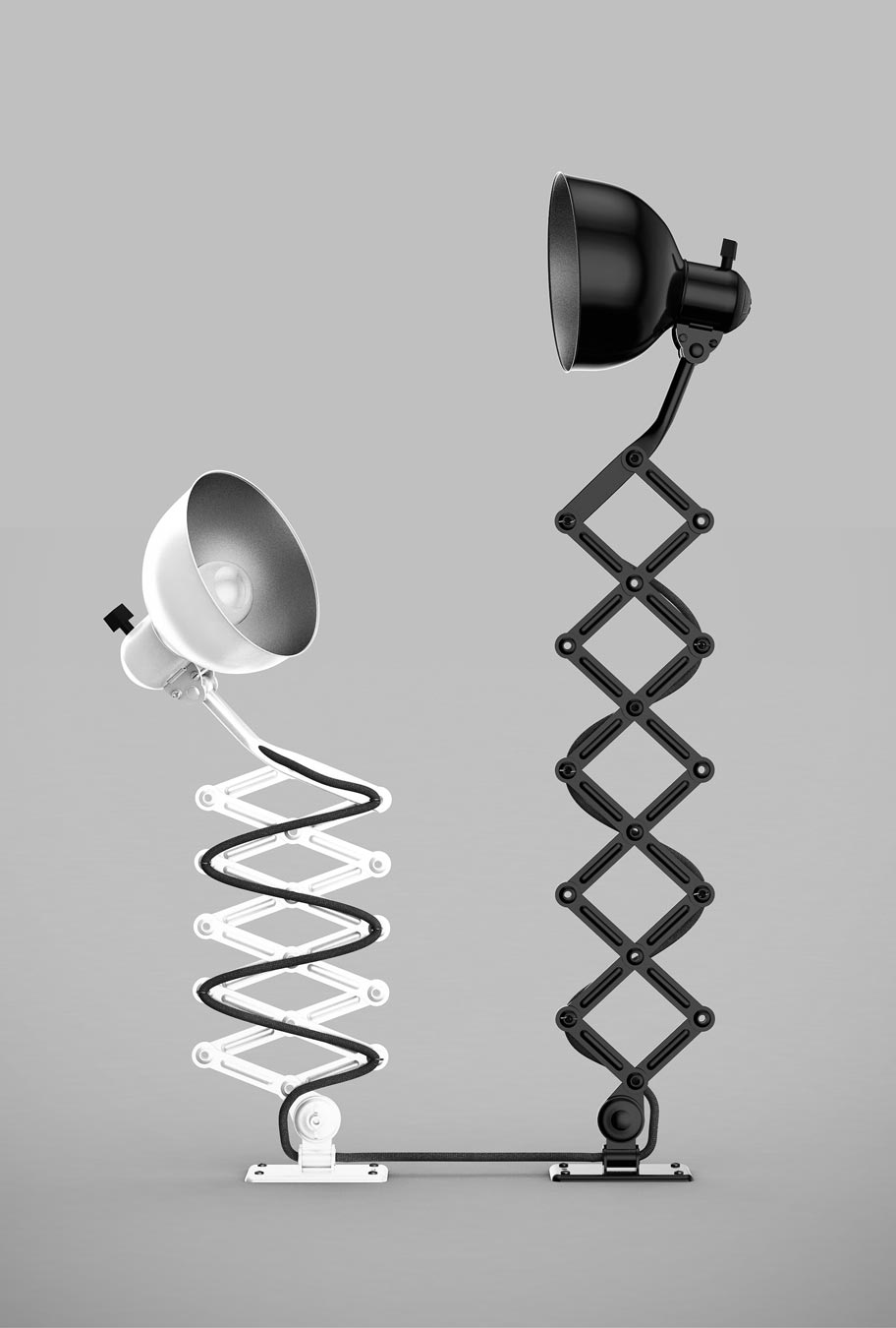 Kaiser Idell Scherenlampe.