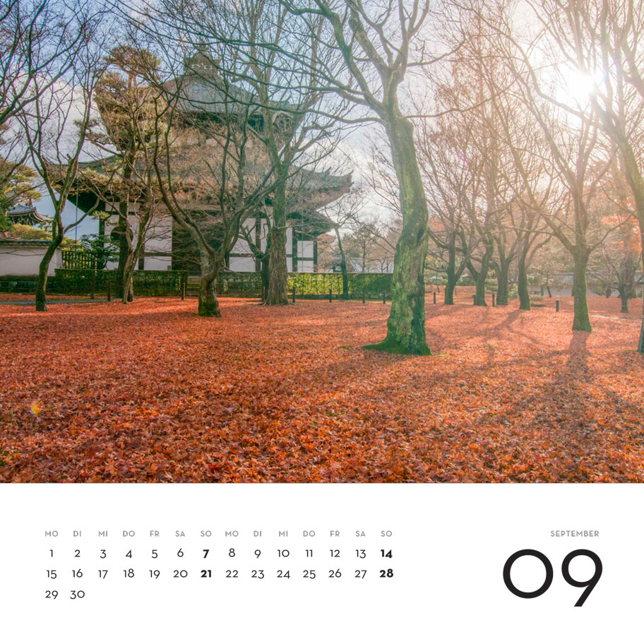 September: Kyoto, Japan (Dec. 2012)